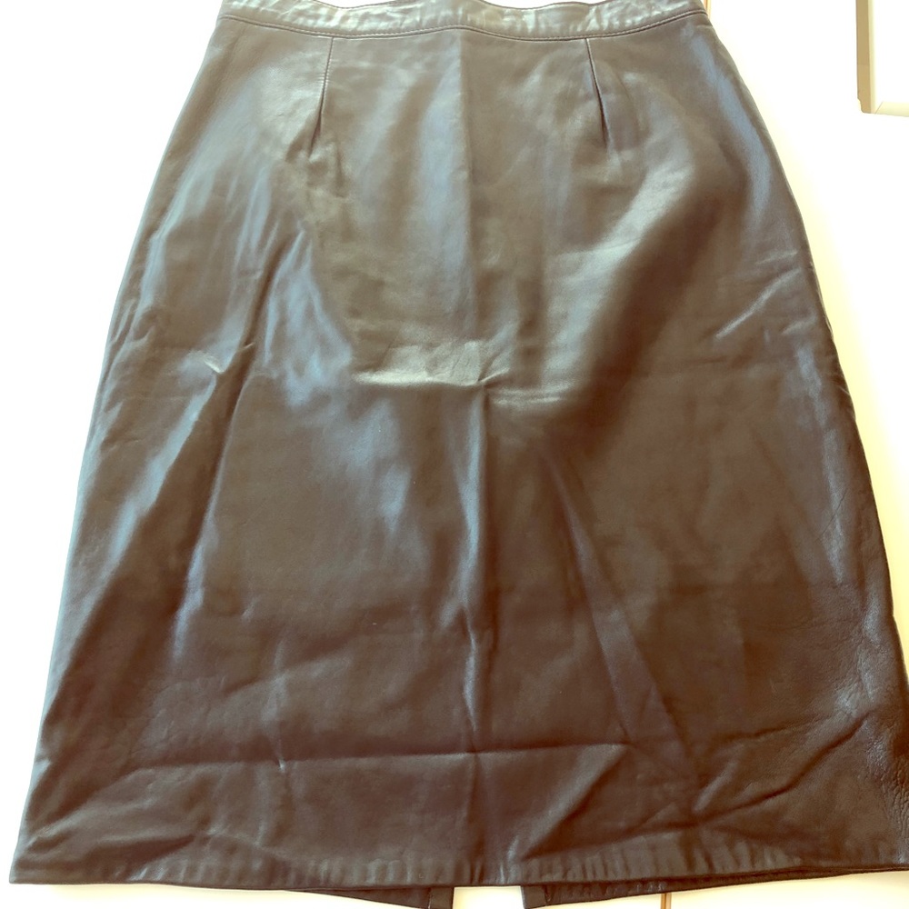 Vintage leather skirt 1980’s